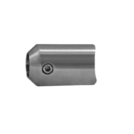 Raccord d'extrémité non articulé pour lisse pour tube 42.4x2 mm inox 304