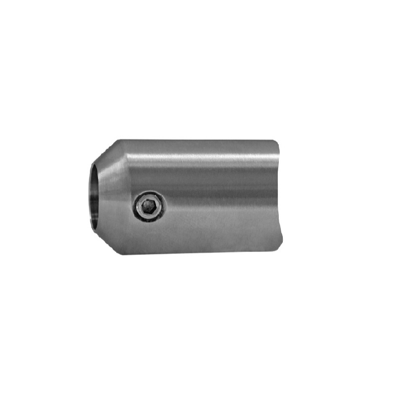 Raccord d'extrémité non articulé pour lisse pour tube 42.4x2 mm inox 304
