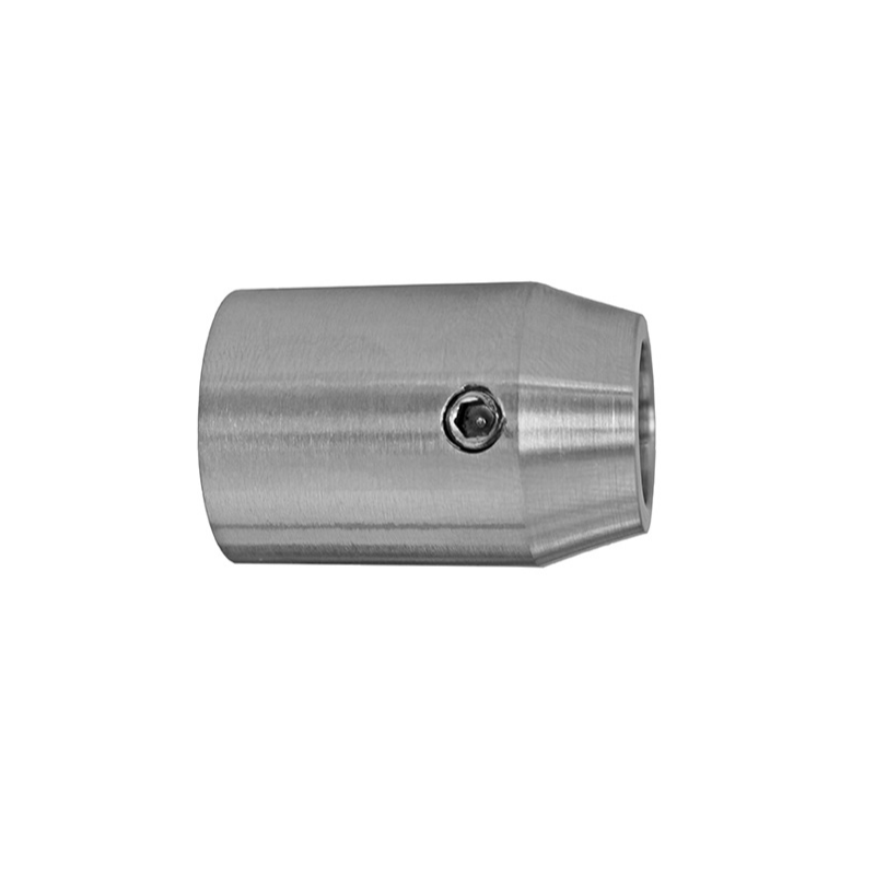 Raccord d'extrémité non articulé pour lisse inox 304