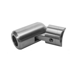 Fixation articulée pour lisse pour tube 42.4x2 mm inox 304