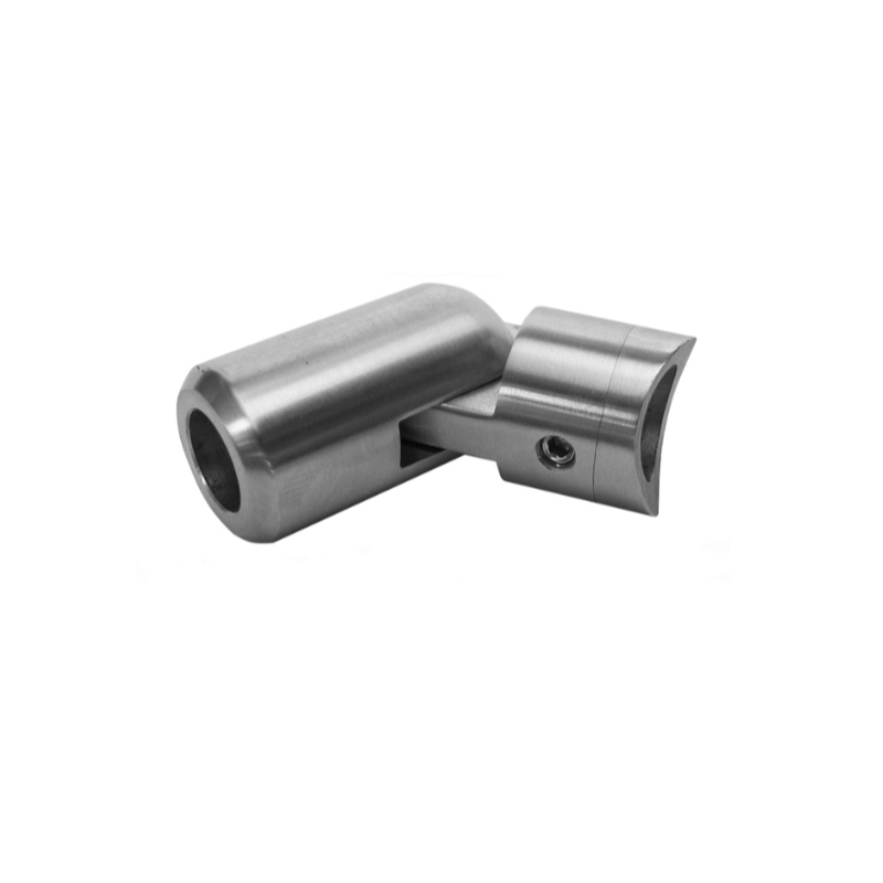 Fixation articulée pour lisse pour tube 42.4x2 mm inox 304
