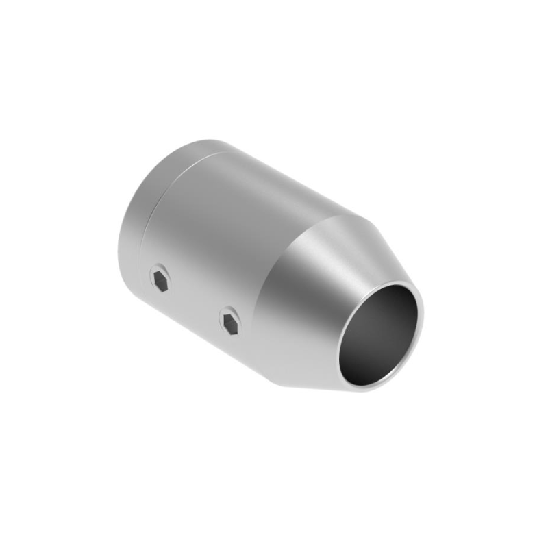 Support de lisse axial pour surface plane inox 316